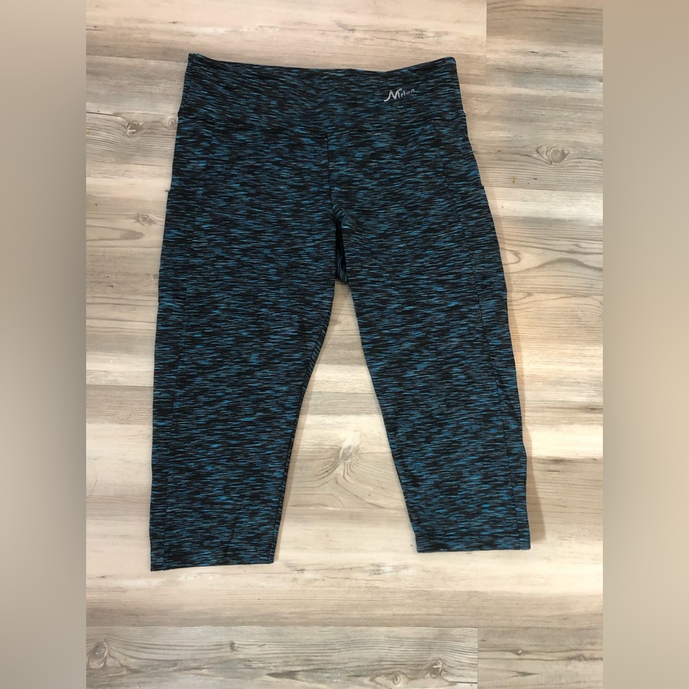 Nirlon capri style leggings/with pockets, XL
